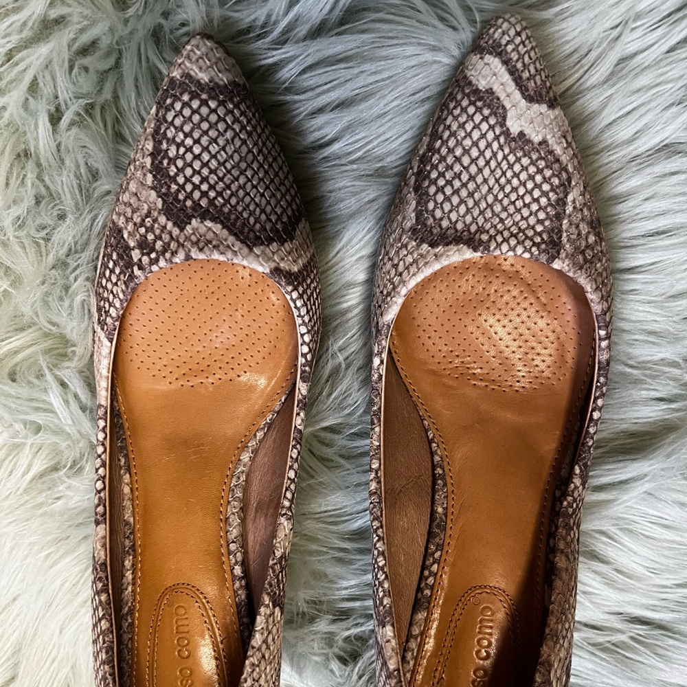 Corso Como Snake print heels